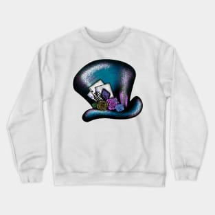 Glitter Magic Hat Crewneck Sweatshirt